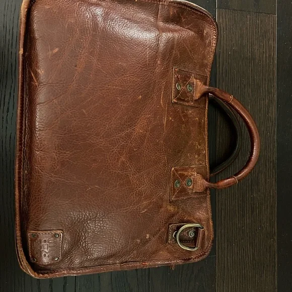 Will Leather Goods - Men's Hank Portfolio Briefcase, Brown
